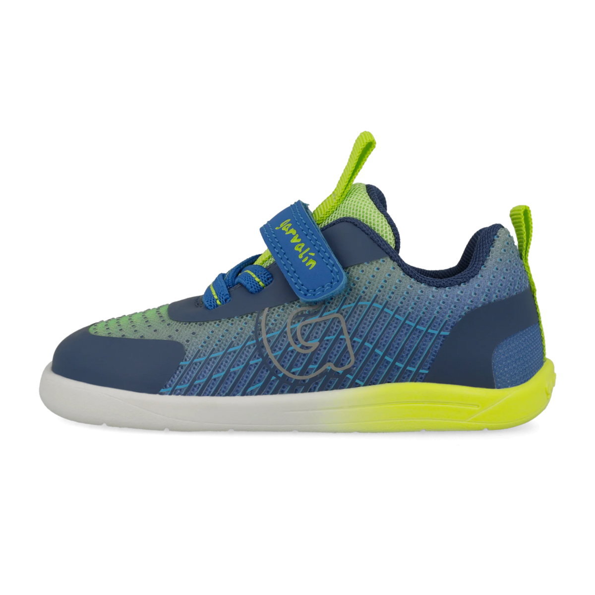 Barefoot sports sneakers, Matte blue