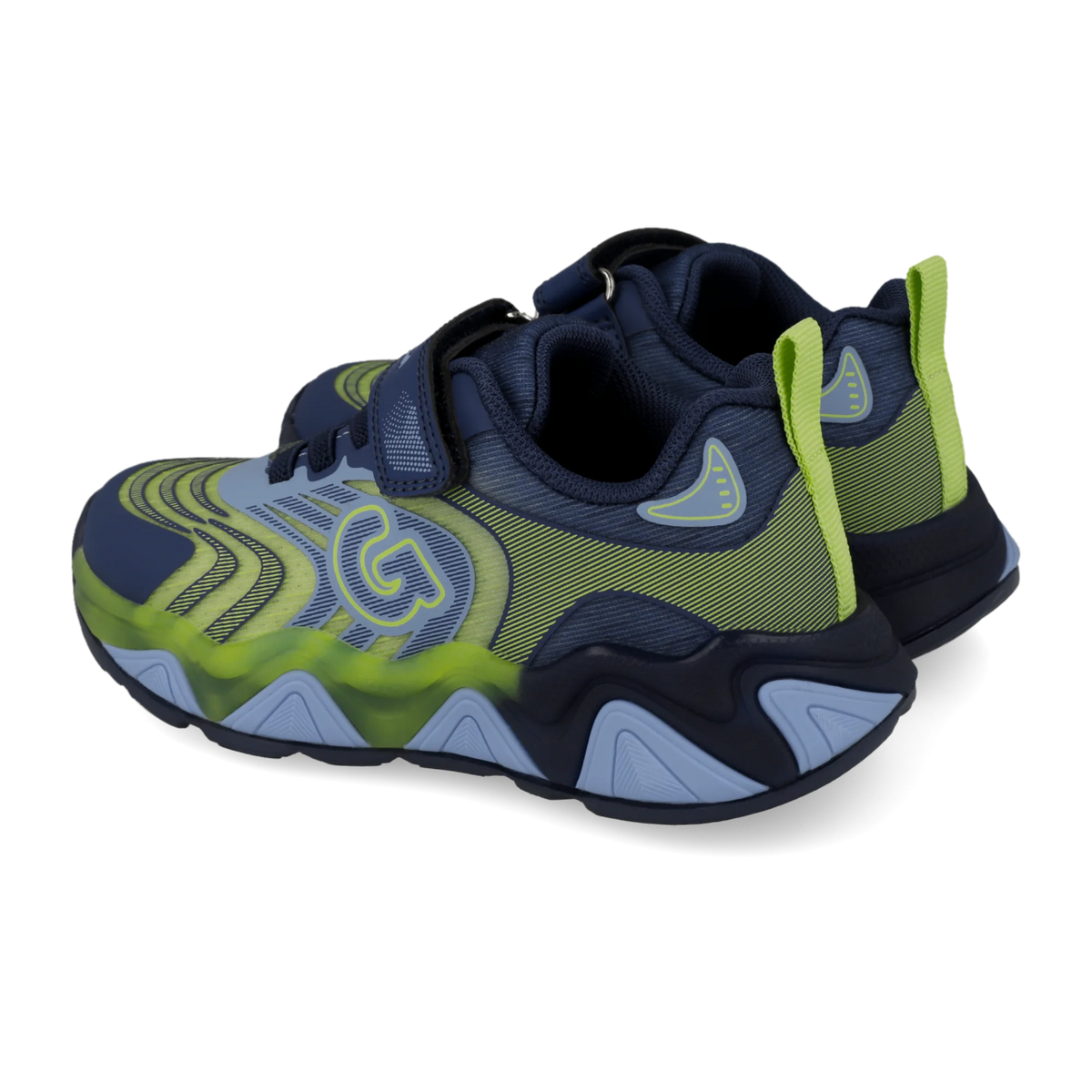 Running light-up sneakers in blue