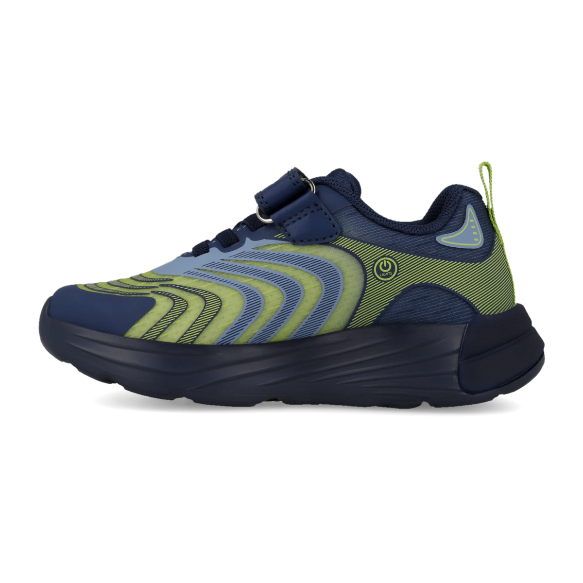 Running light-up sneakers in blue