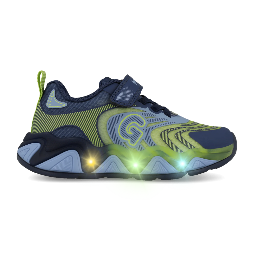 Running light-up sneakers in blue