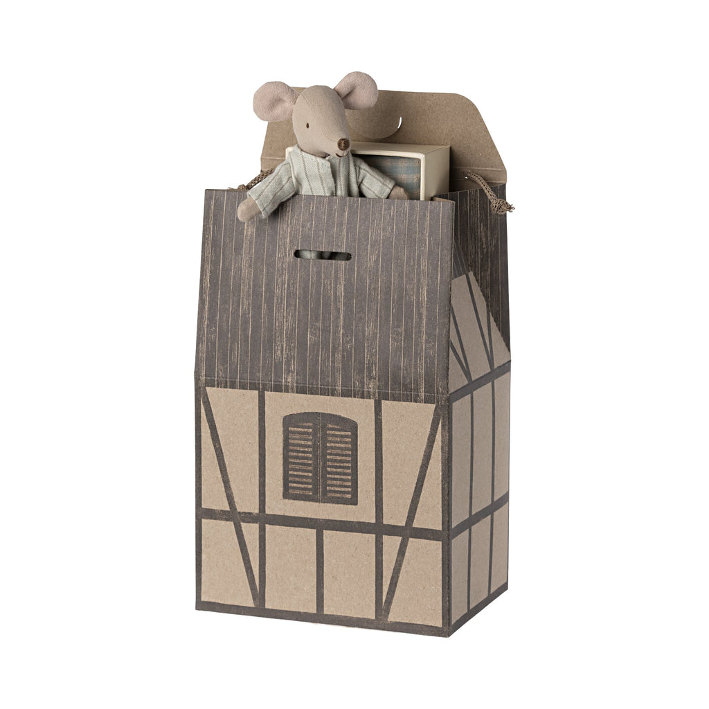 Shopper Casetta Casale marrone Maileg