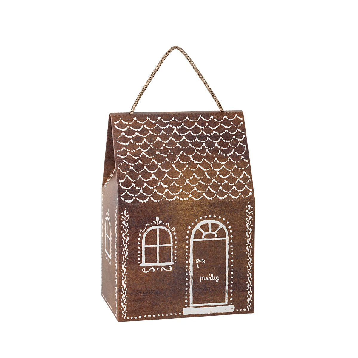 Paper Gift Bag, Gingerbread House