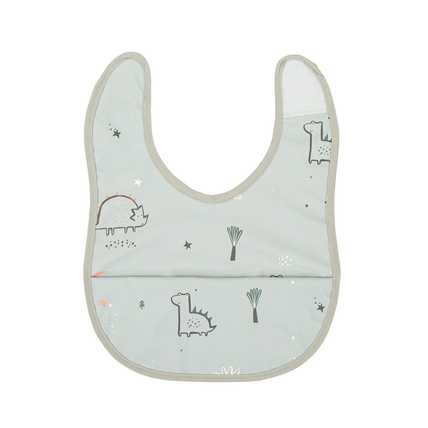 Bib with front pocket, Jurassic