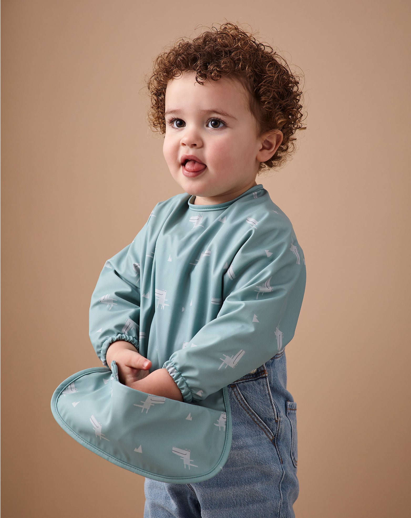 Bib with sleeves, Trex