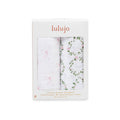 Copertina mussola cotone, Set da 2 - 100x100cm, Fiocchi e Traliccio di Rose
