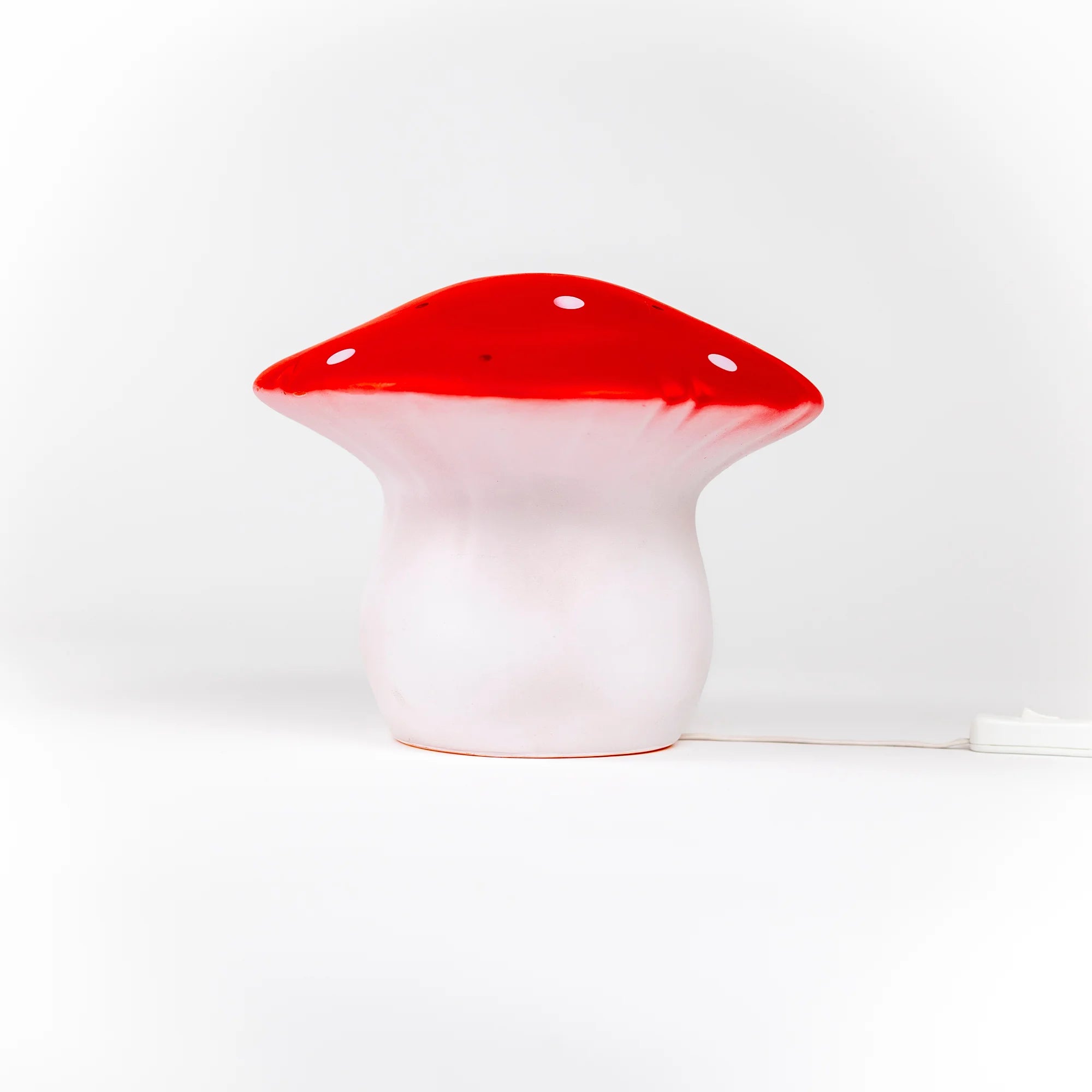 Lampada da notte Fungo medio rosso