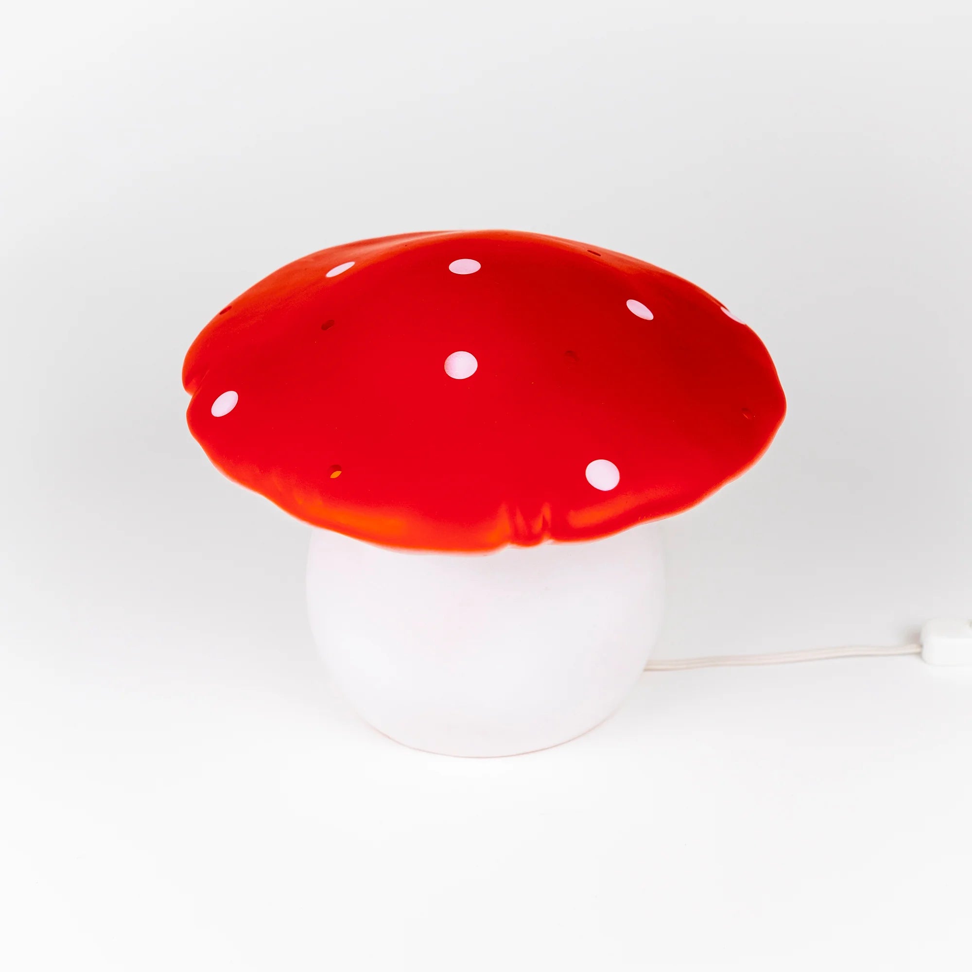 Lampada da notte Fungo medio rosso