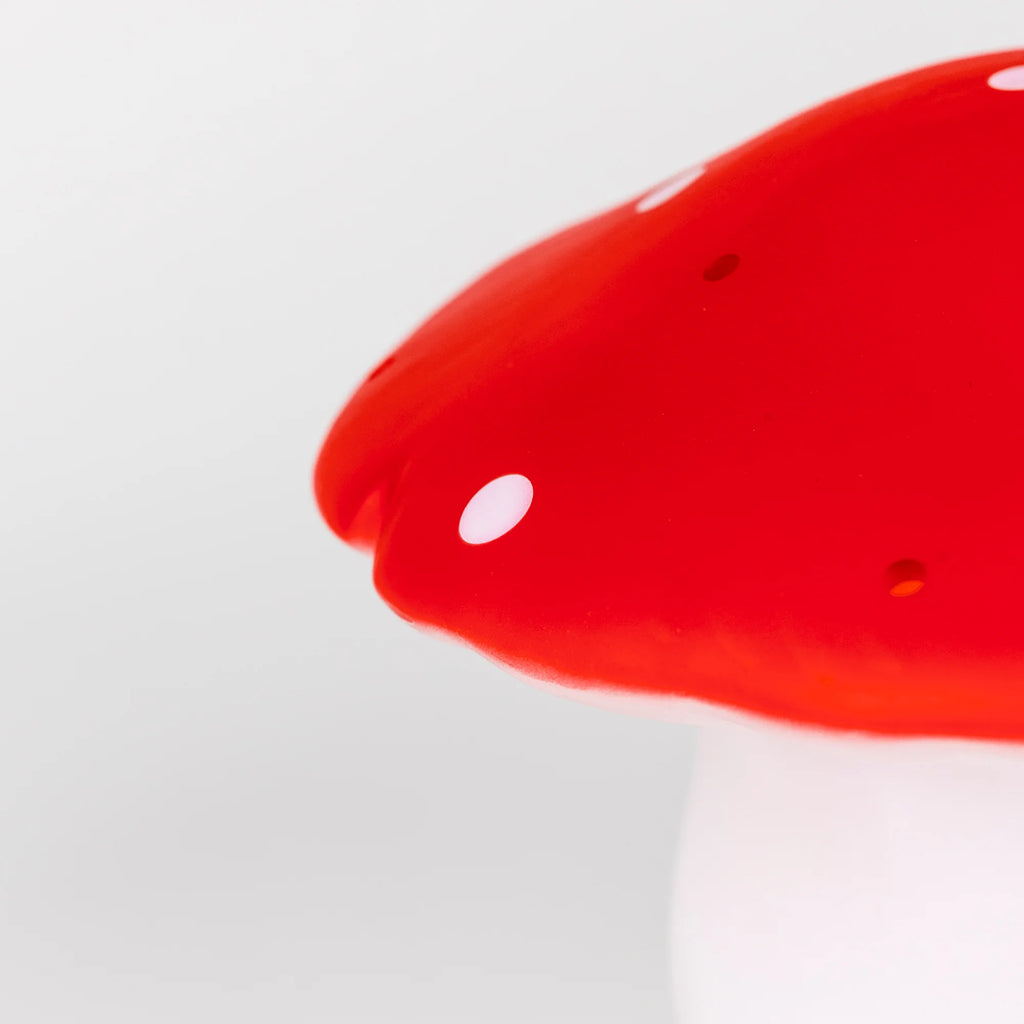 Lampada da notte Fungo medio rosso