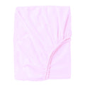 Fitted cotton cot sheet 60x120, Pink 