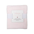 Honeycomb Cotton Baby Blanket – Pink (100cm x 80cm)