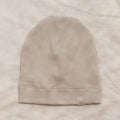 Organic bamboo beanie hat, Sand