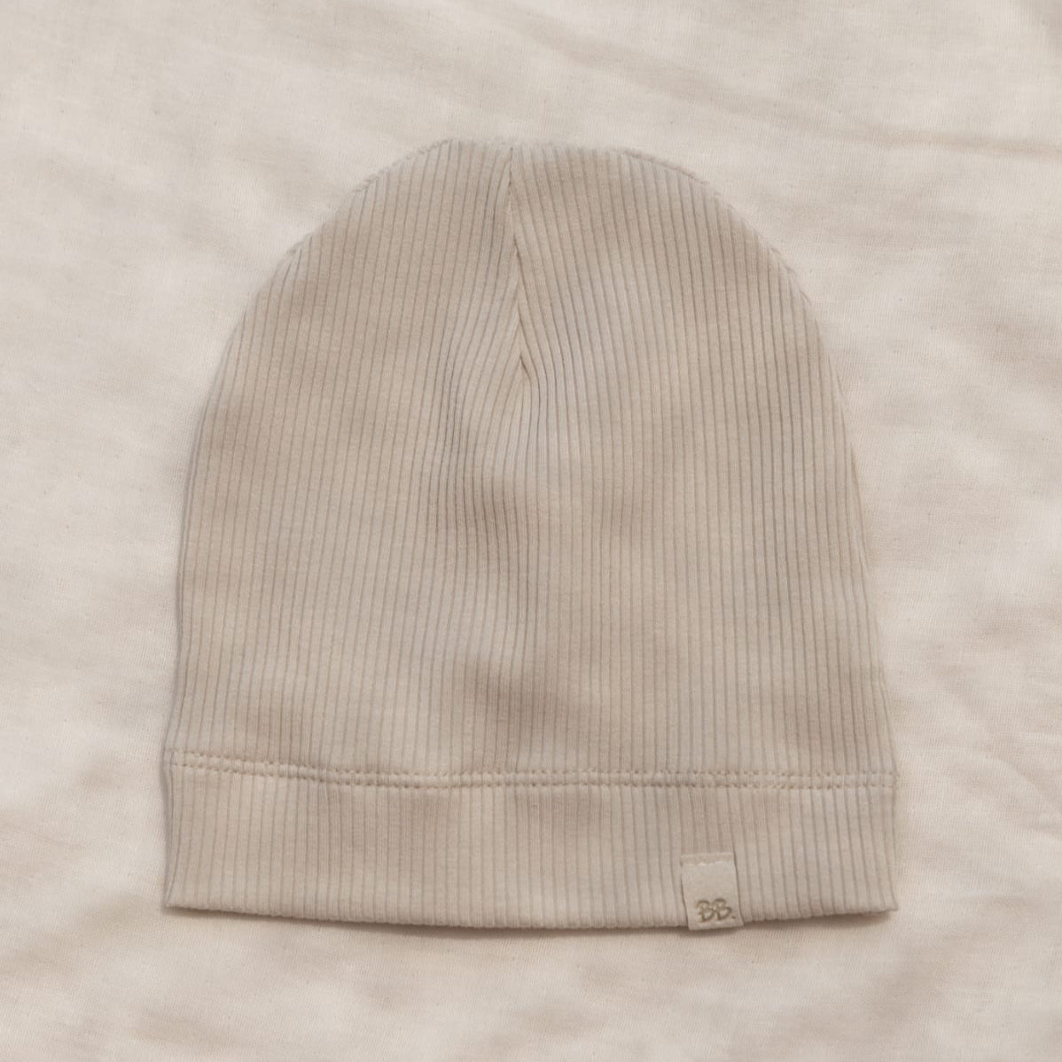 Cappellino beanie in bambù bio, Sabbia