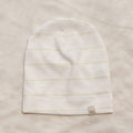 Cappellino beanie in bambù bio, Stripe lime