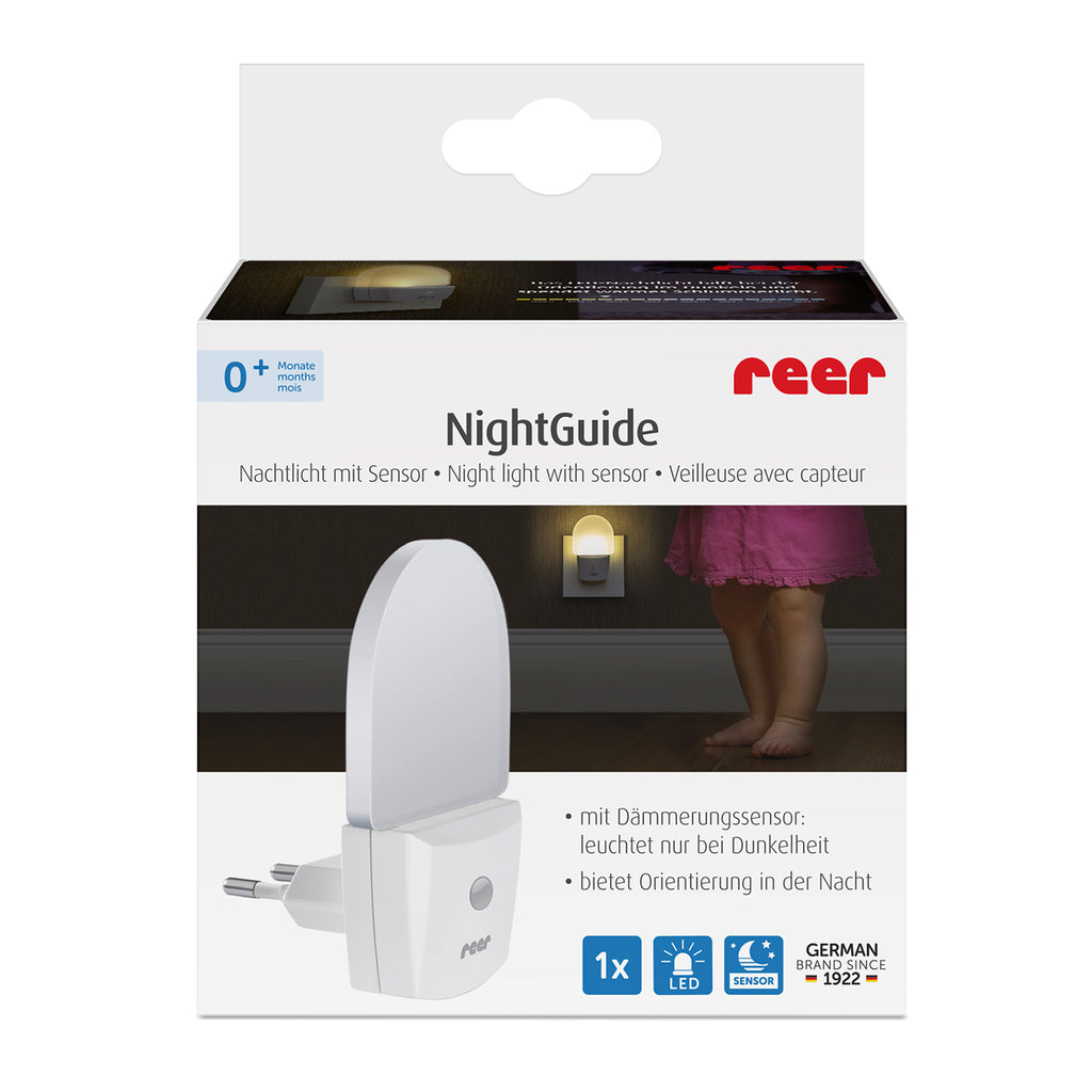 Night light with twilight sensor