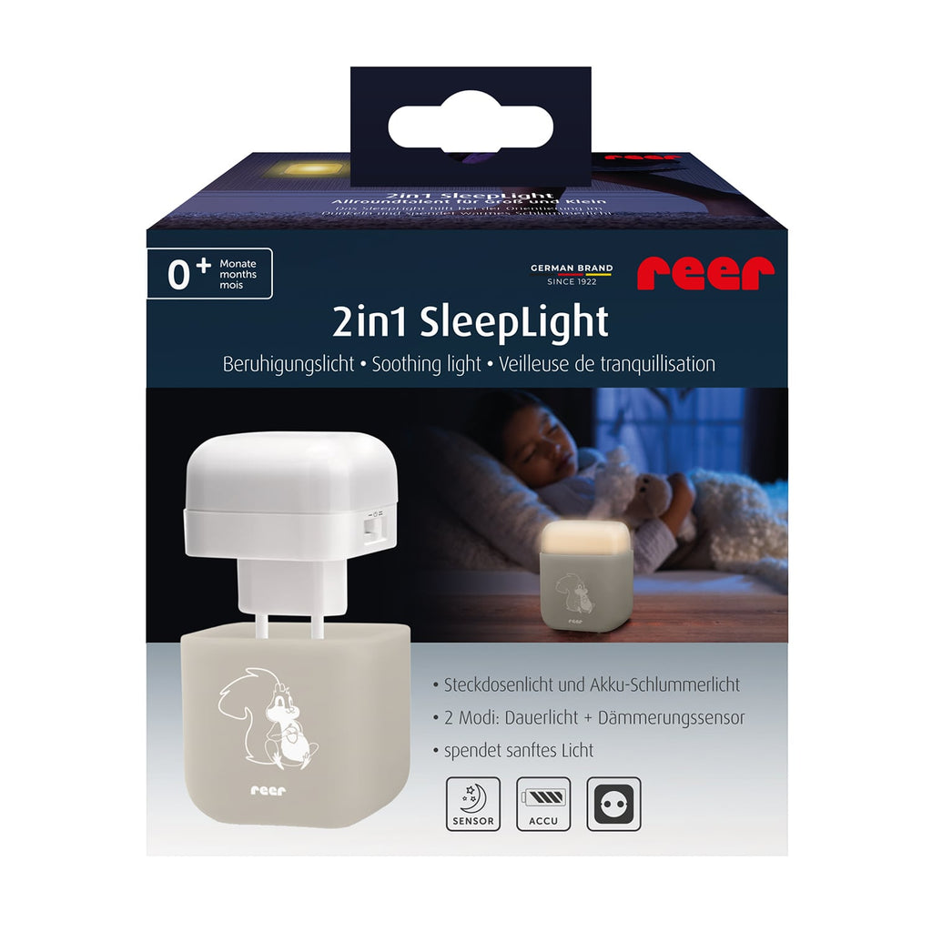 Luce notturna con sensore 2 in 1