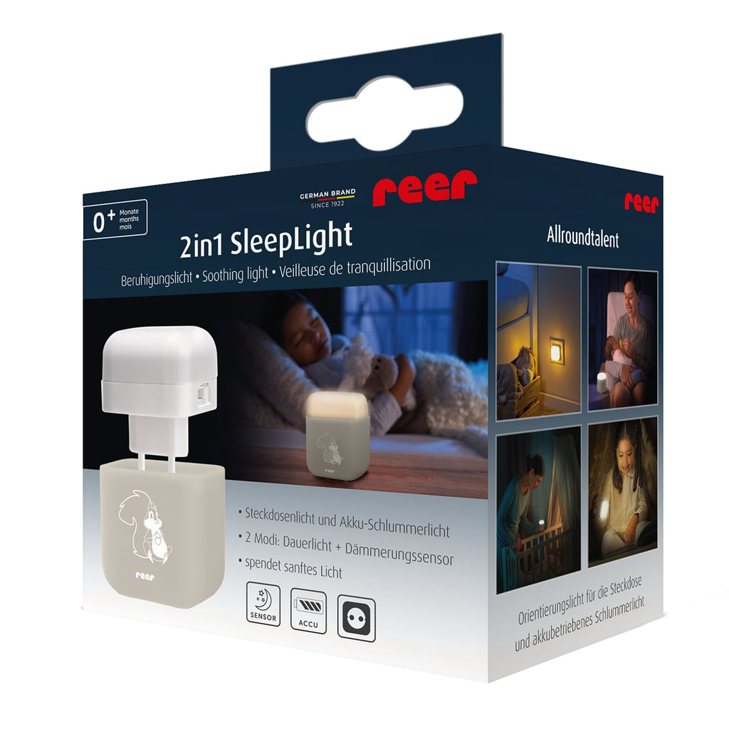 Luce notturna con sensore 2 in 1