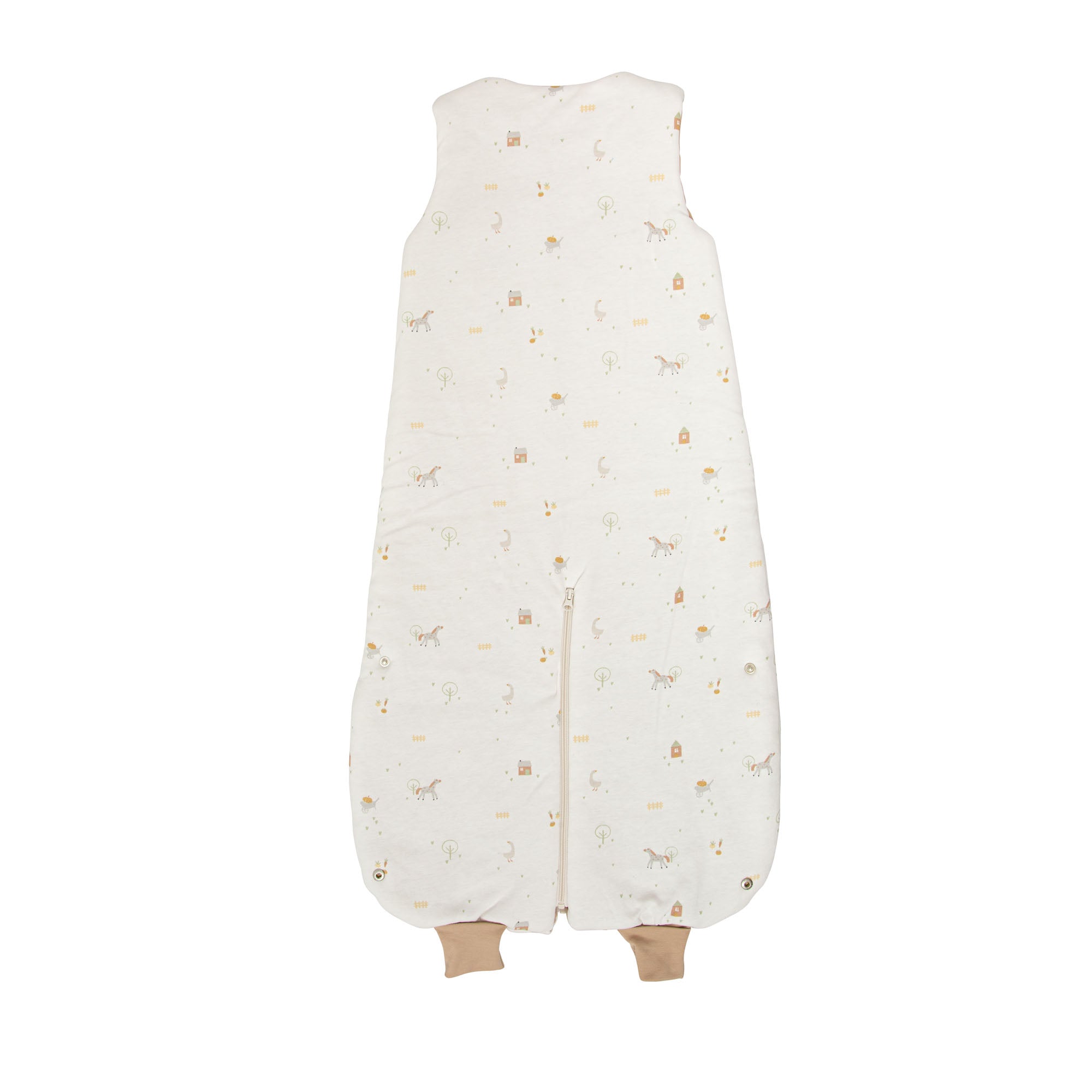 Evolutionary summer sleeping bag bamboo organic cotton, 4-24 months, Tog 1 Farm