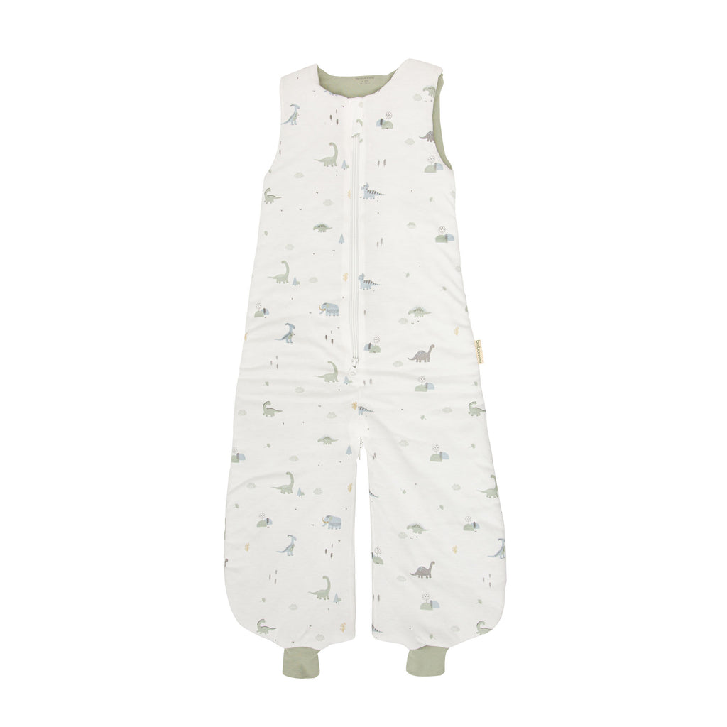 Evolutionary summer sleeping bag bamboo organic cotton, 4-24 months, Tog 1 T-Rex