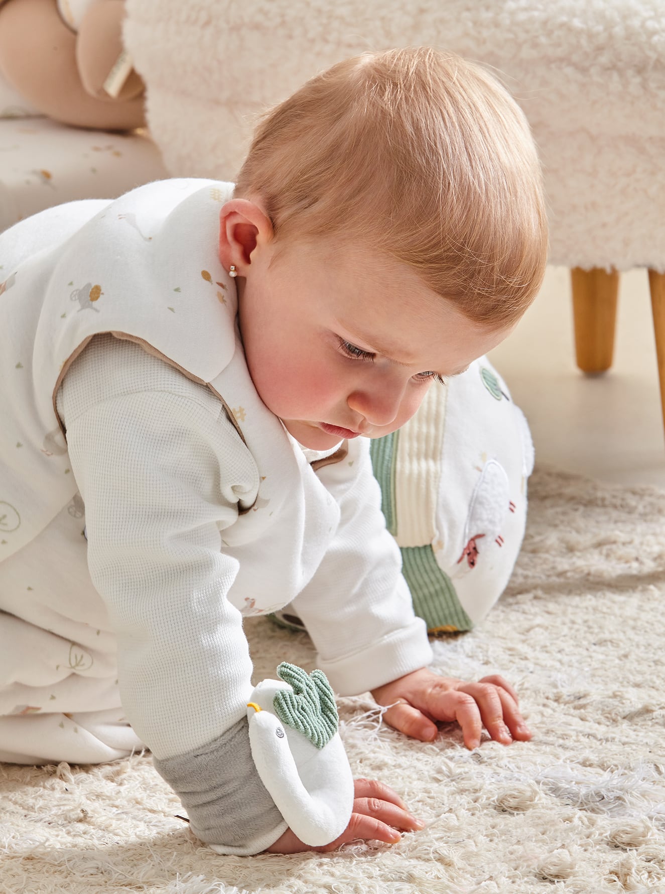 Evolutionary sleeping bag with feet, 24-36 months, Tog 2.5 Farm