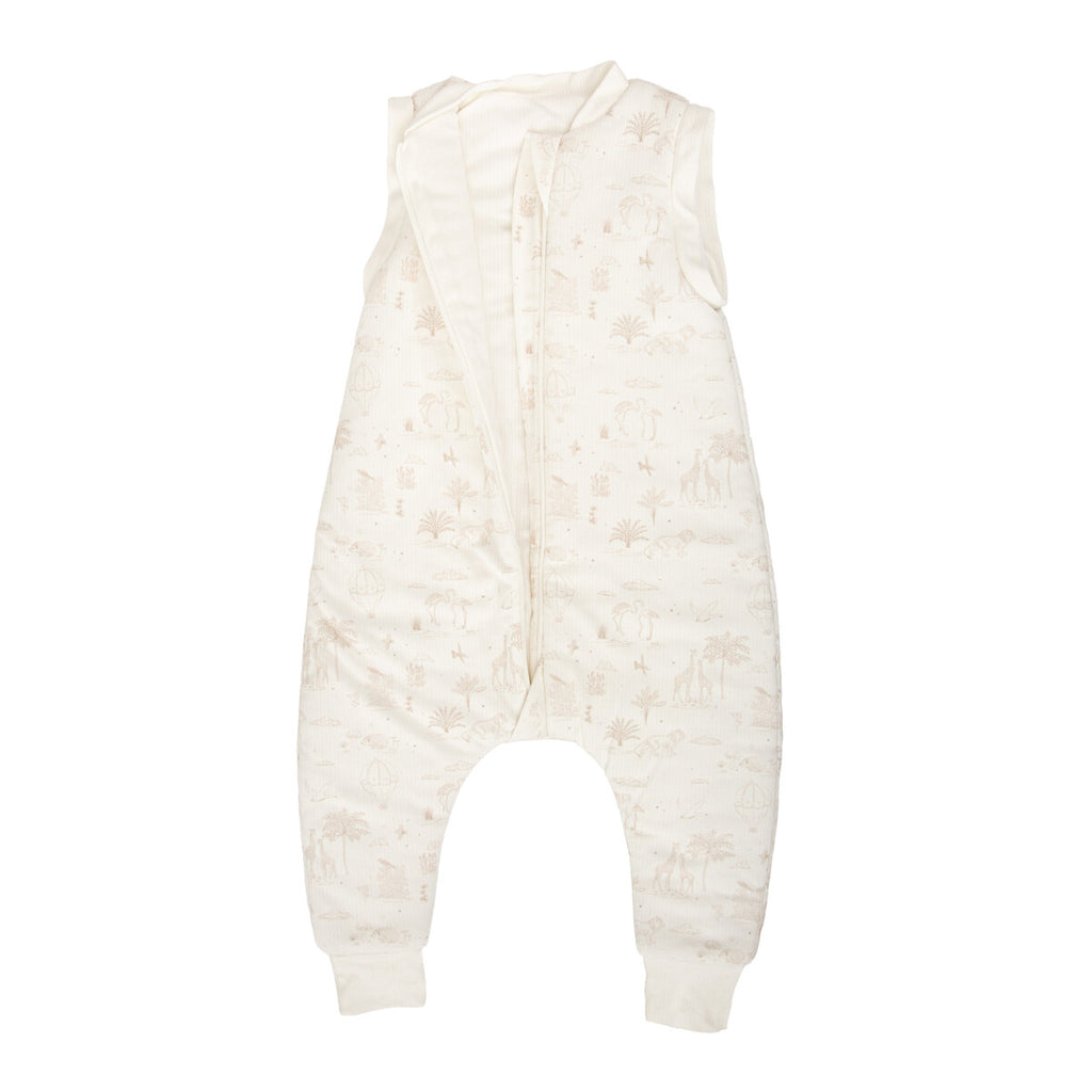 Sleeping bag pajamas with feet and sleeves 75 cm TOG 2.5 Noé