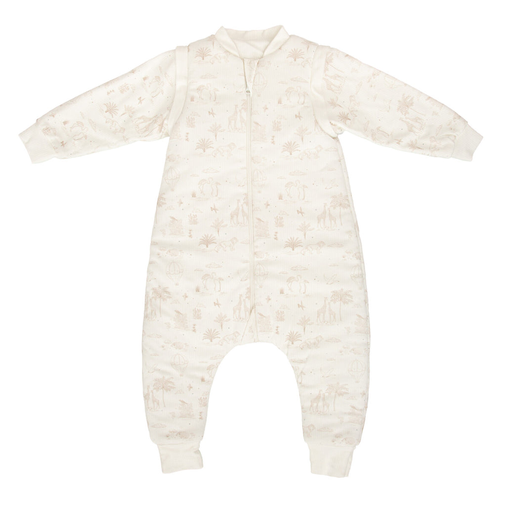 Sleeping bag pajamas with feet and sleeves 75 cm TOG 2.5 Noé