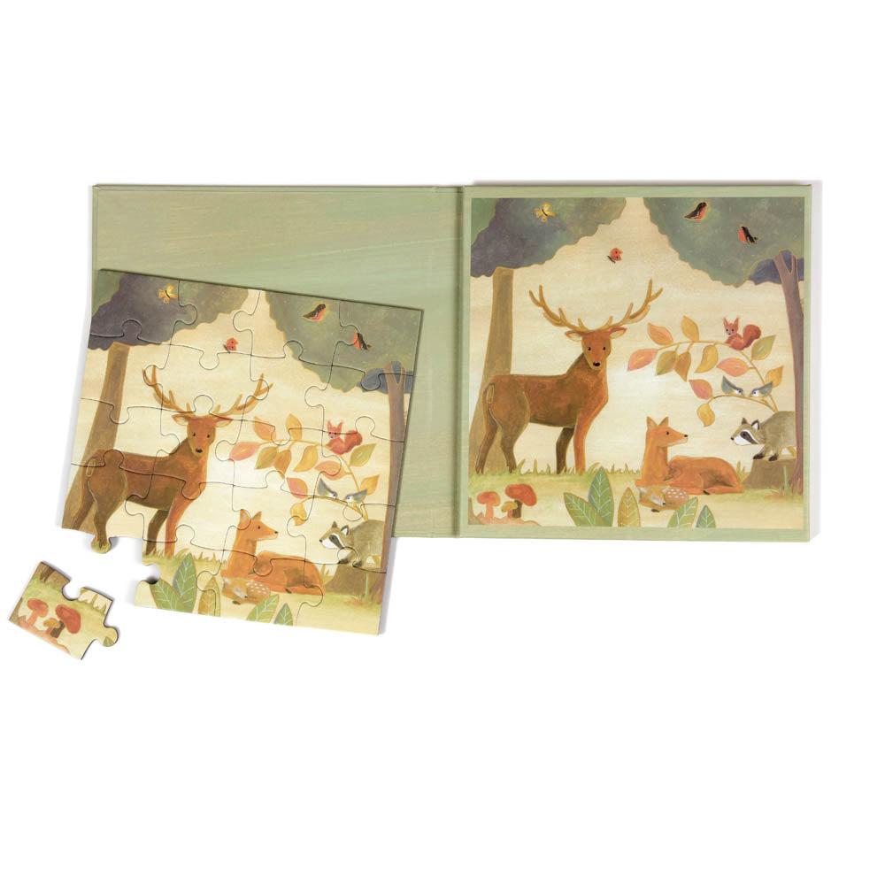Puzzle magnetico, 2 x 20pz, Foresta