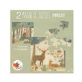 Puzzle magnetico, 2 x 20pz, Foresta