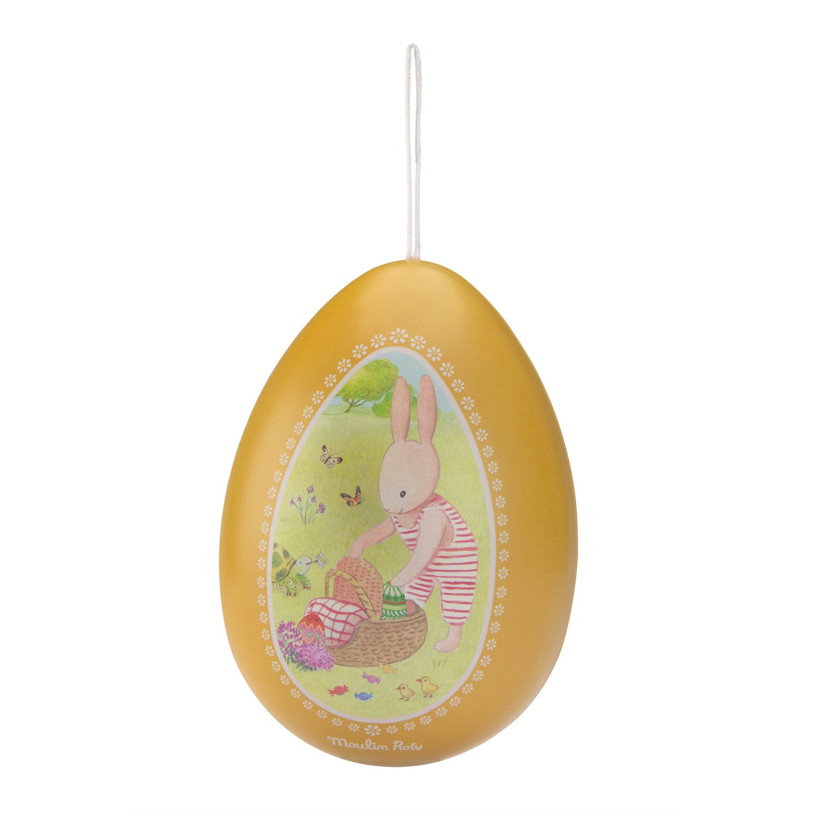 Large Egg in Tin, Yellow