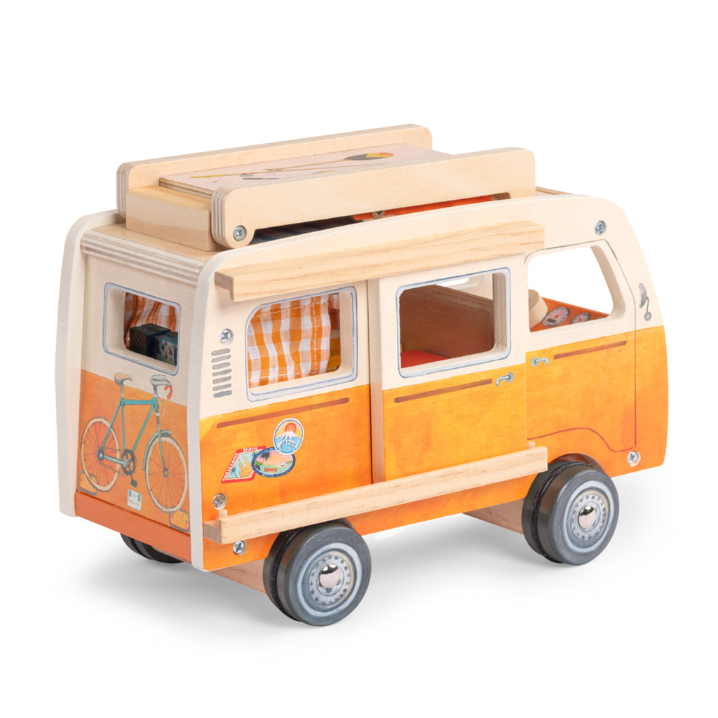 Wooden van and accessories