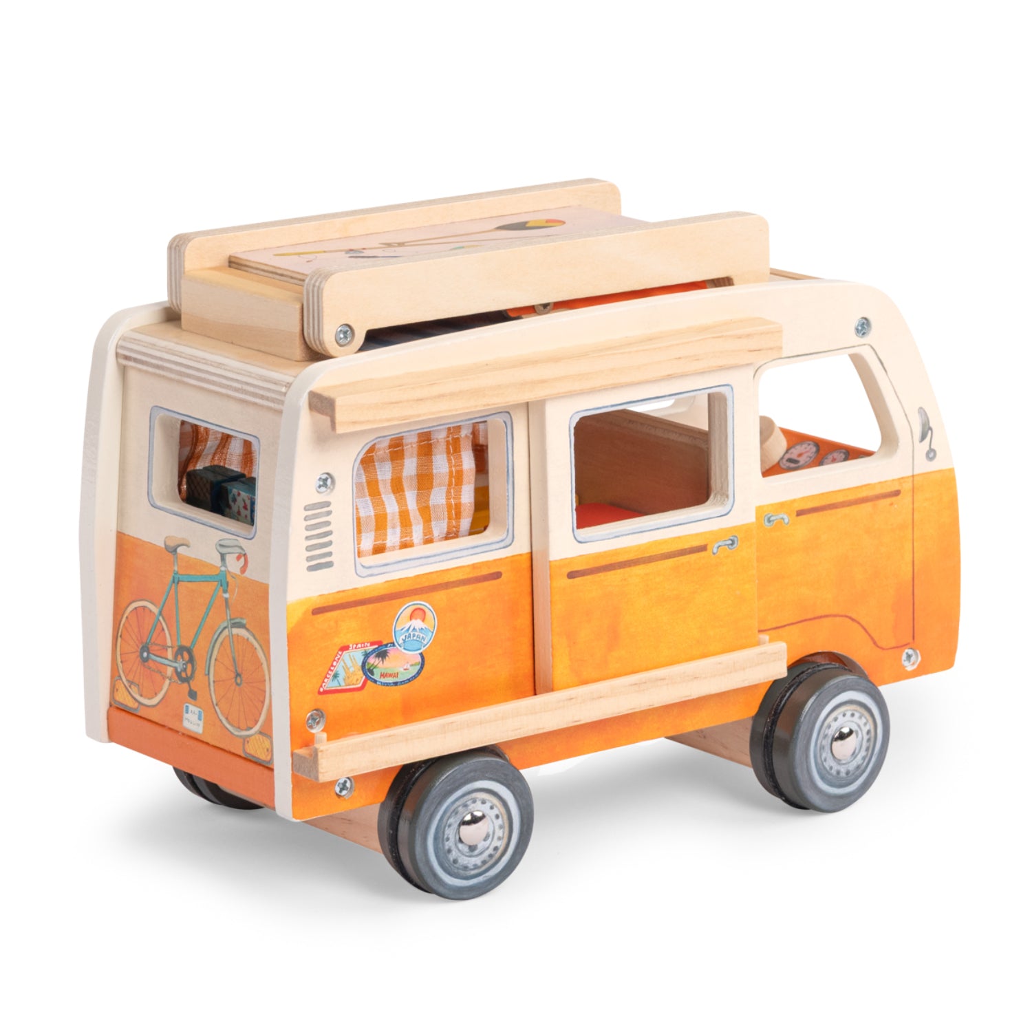 Wooden van and accessories