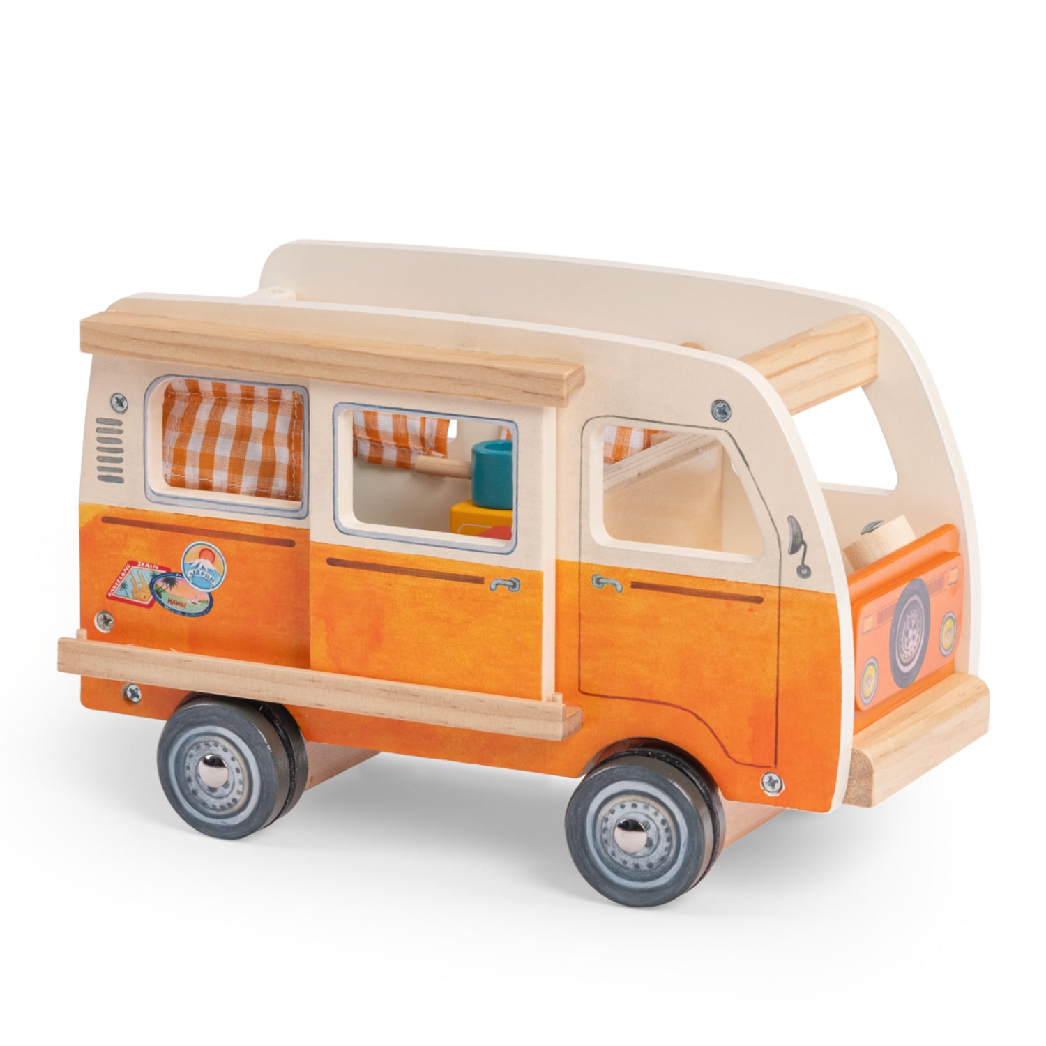 Wooden van and accessories