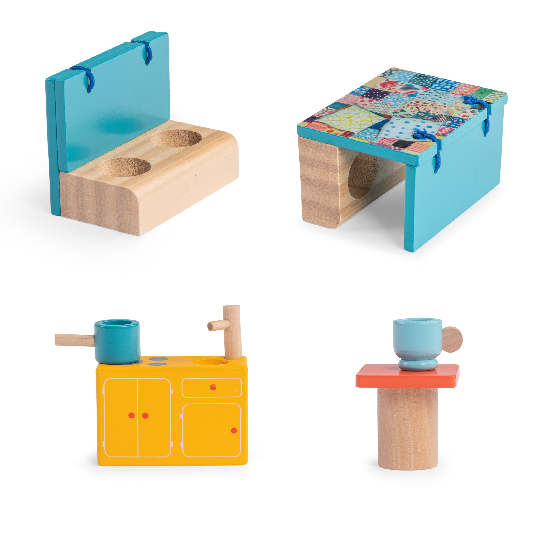 Wooden van and accessories