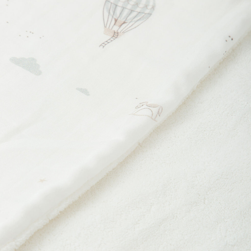 Copertina calda reversibile Blue Sky 80×110 cm