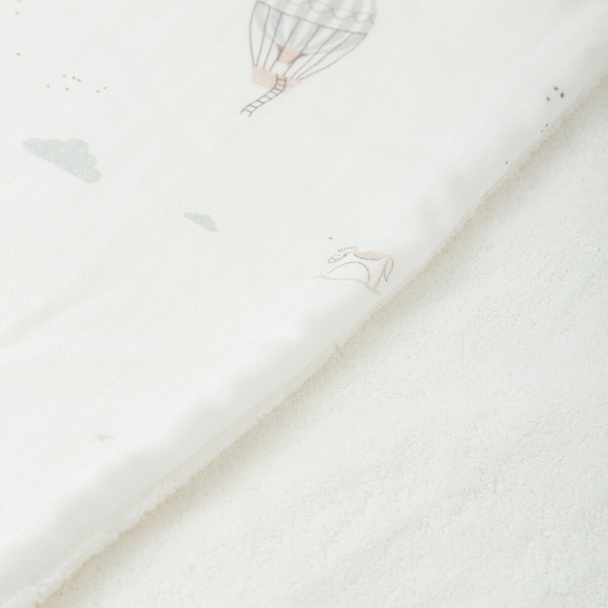 Copertina calda reversibile Blue Sky 80×110 cm