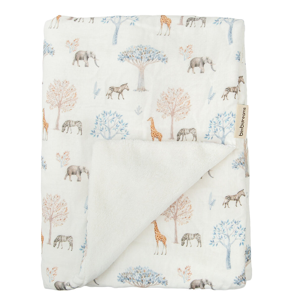 Copertina calda reversibile Tanzania 80×110 cm