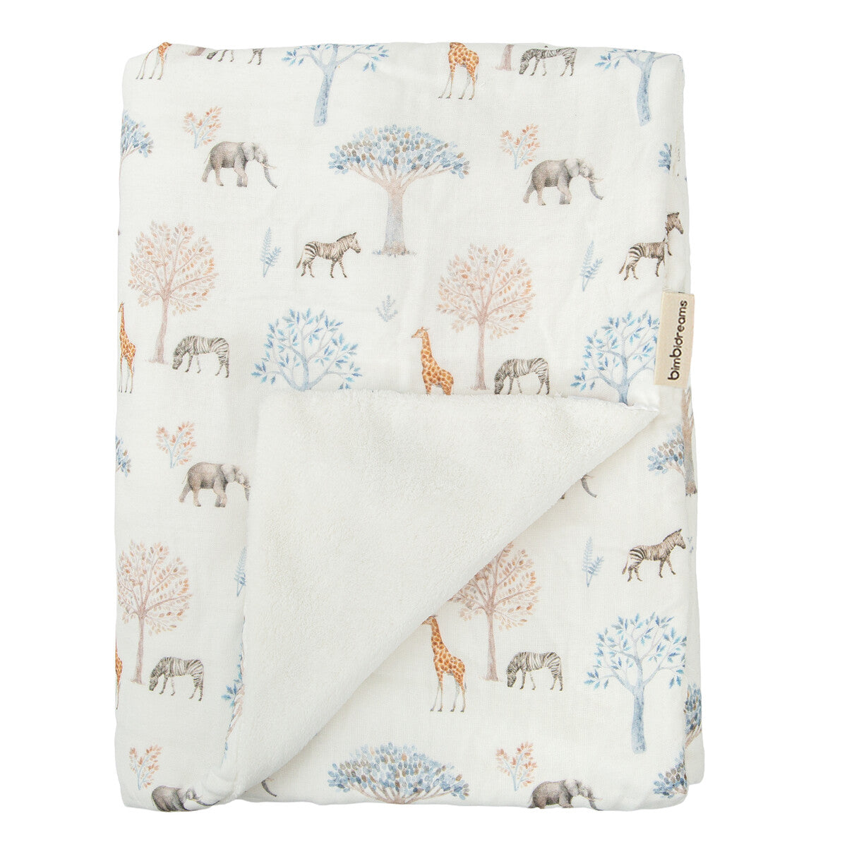 Copertina calda reversibile Tanzania 80×110 cm