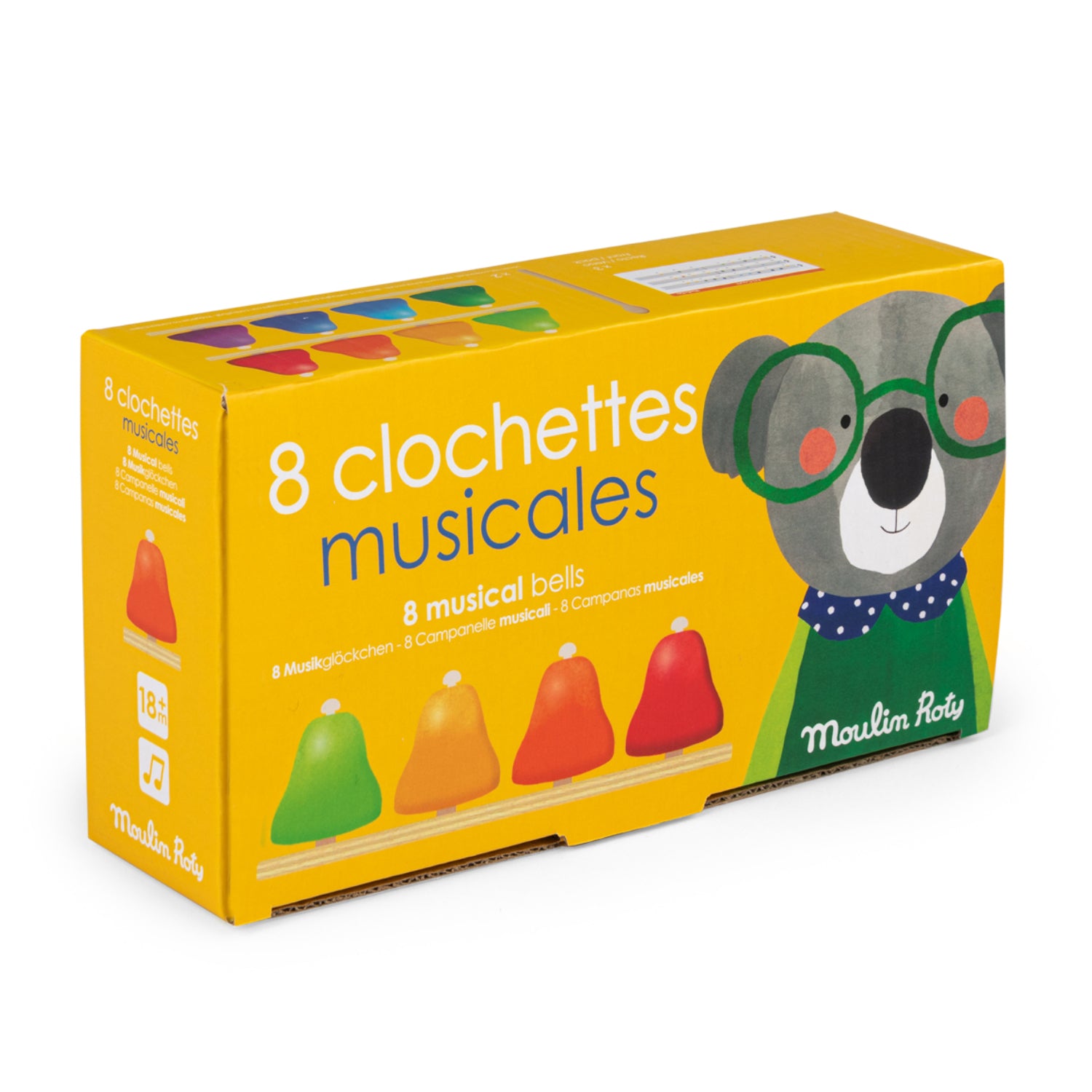 Set of 8 musical bells