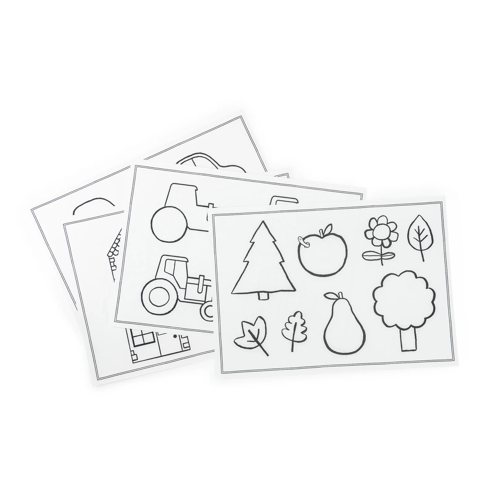 24 Drawing templates, Les Popipop