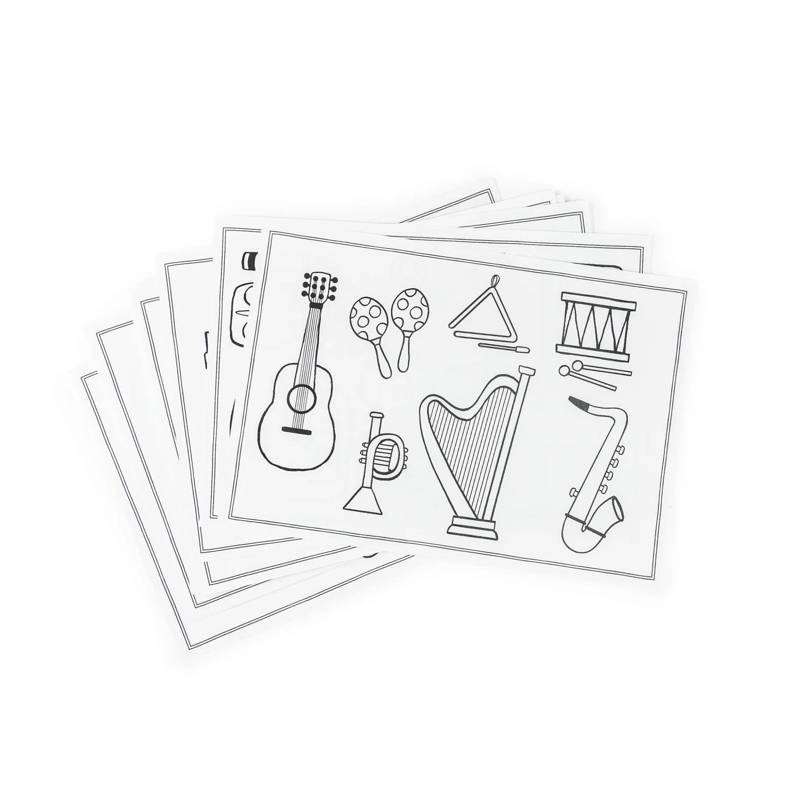 24 Drawing templates, Les Popipop