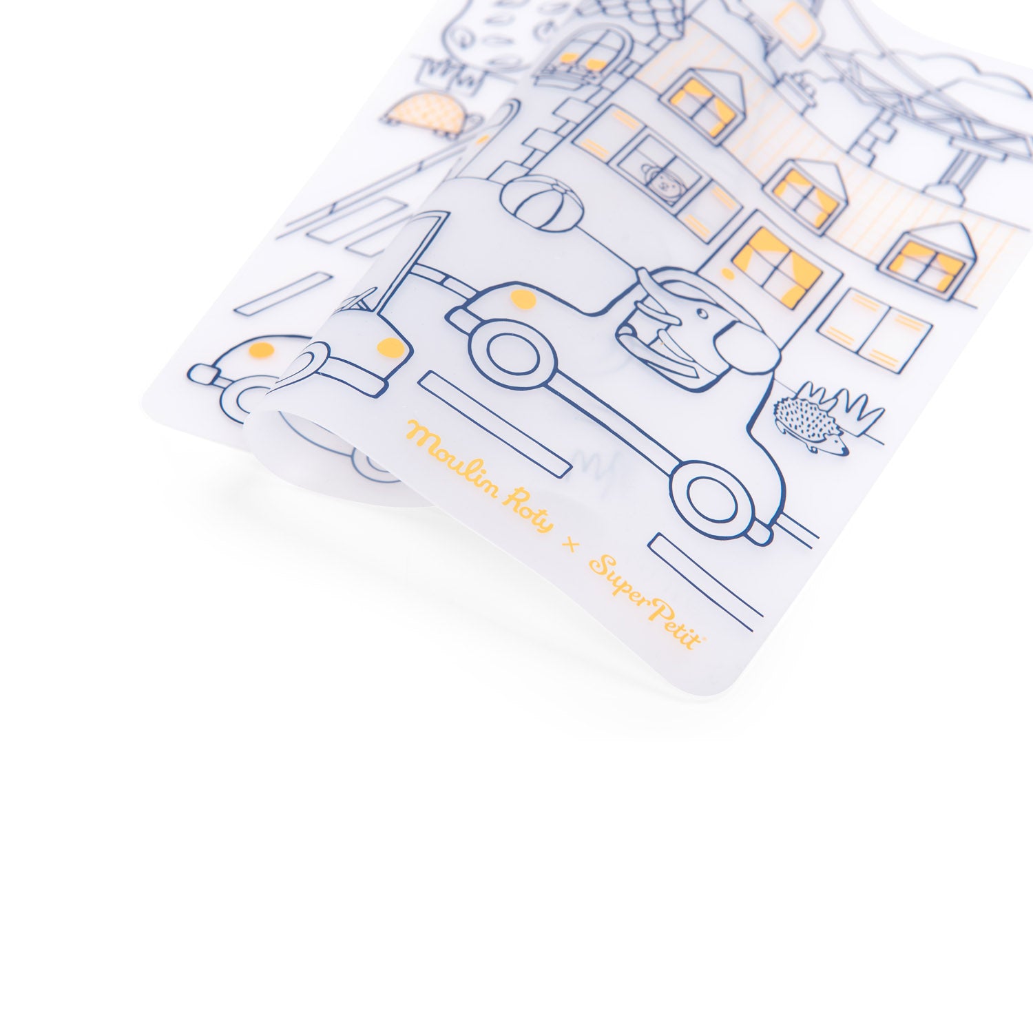 Silicone placemat to color with markers, Les Popipop
