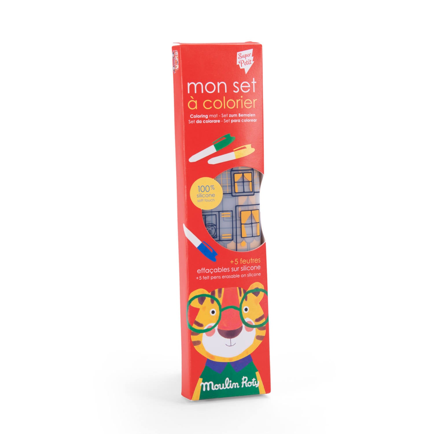 Silicone placemat to color with markers, Les Popipop