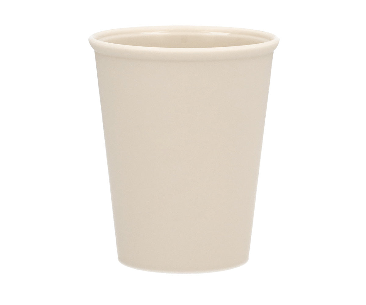Bicchiere in plastica beige