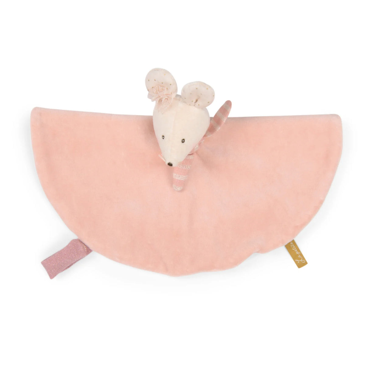 Doudou souris rose