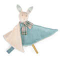 Doudou lapin bleu