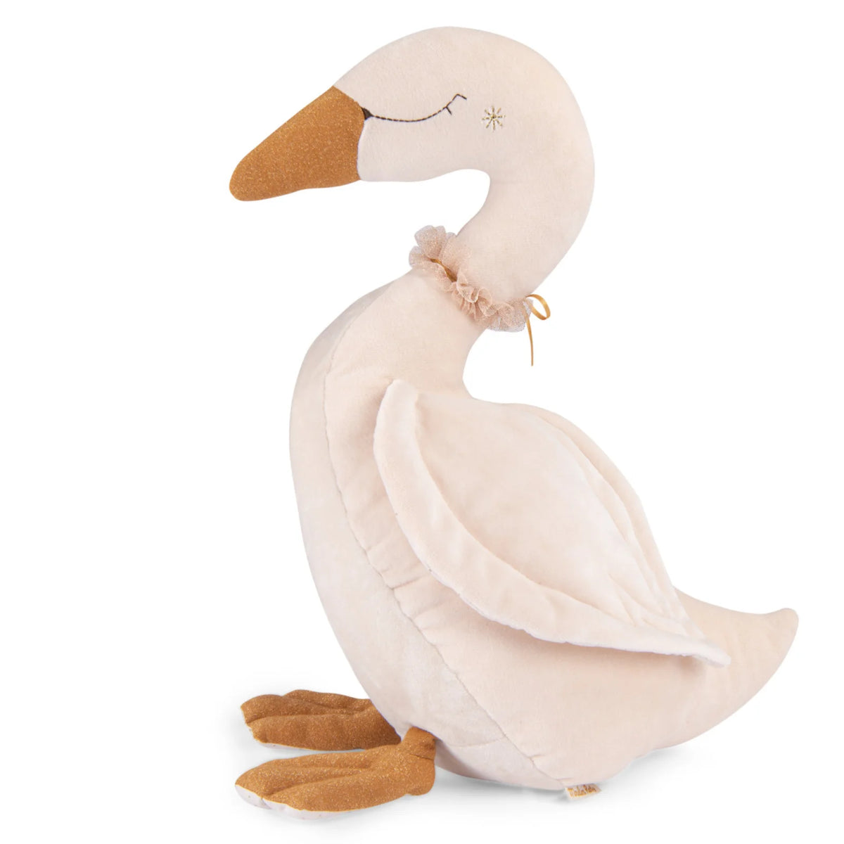 Grande peluche cygne d'activités