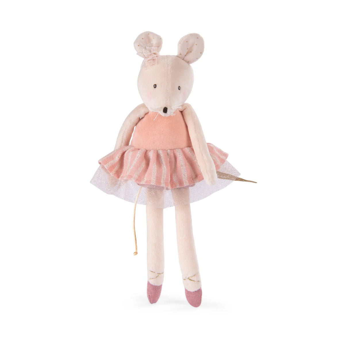 Souris en peluche rose