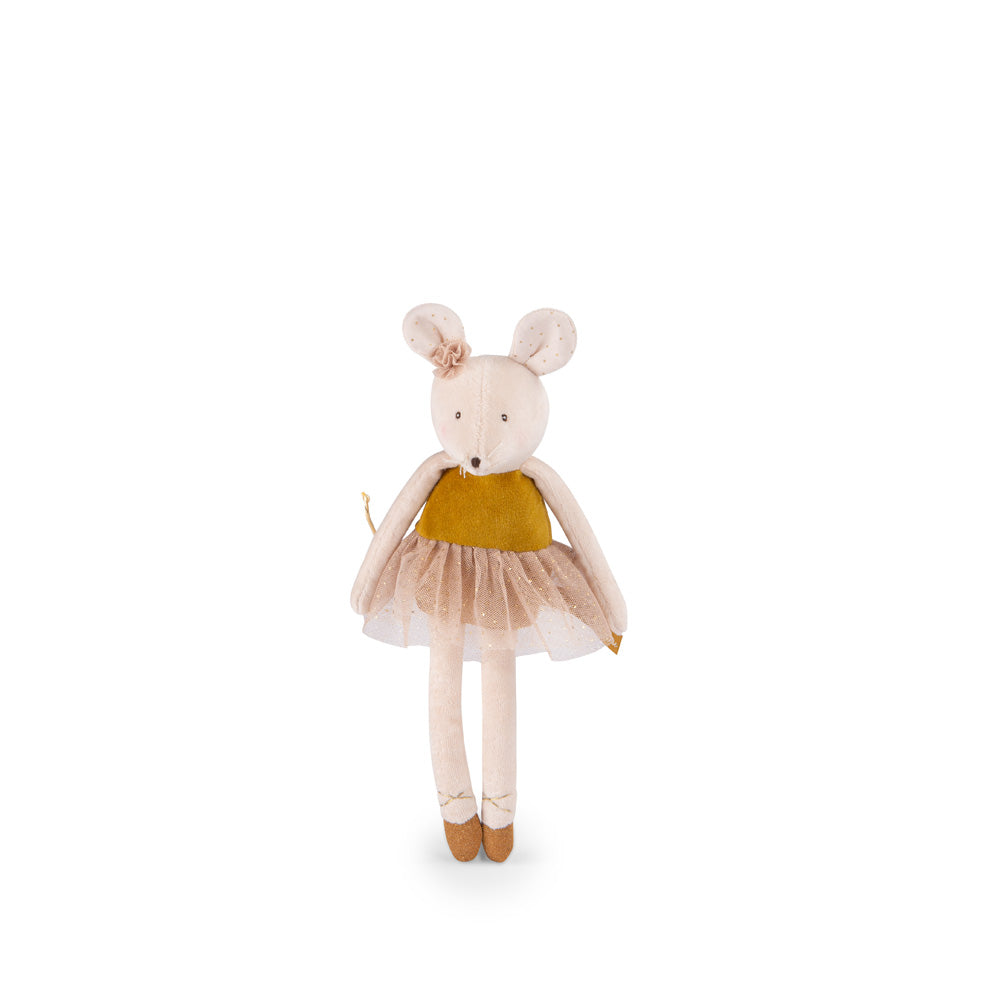 Peluche piccolo Topo oro, La petite école de danse | Moulin Roty