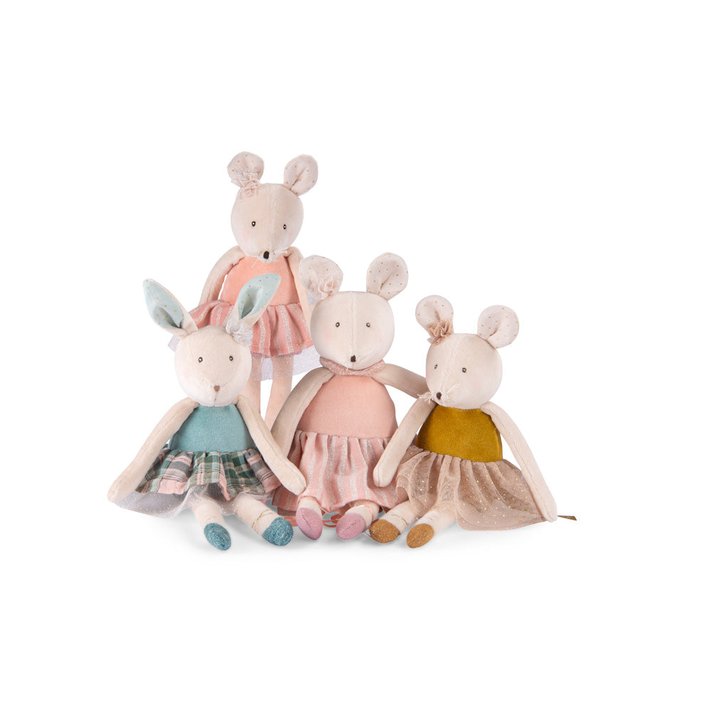 Peluche piccolo Topo oro, La petite école de danse | Moulin Roty