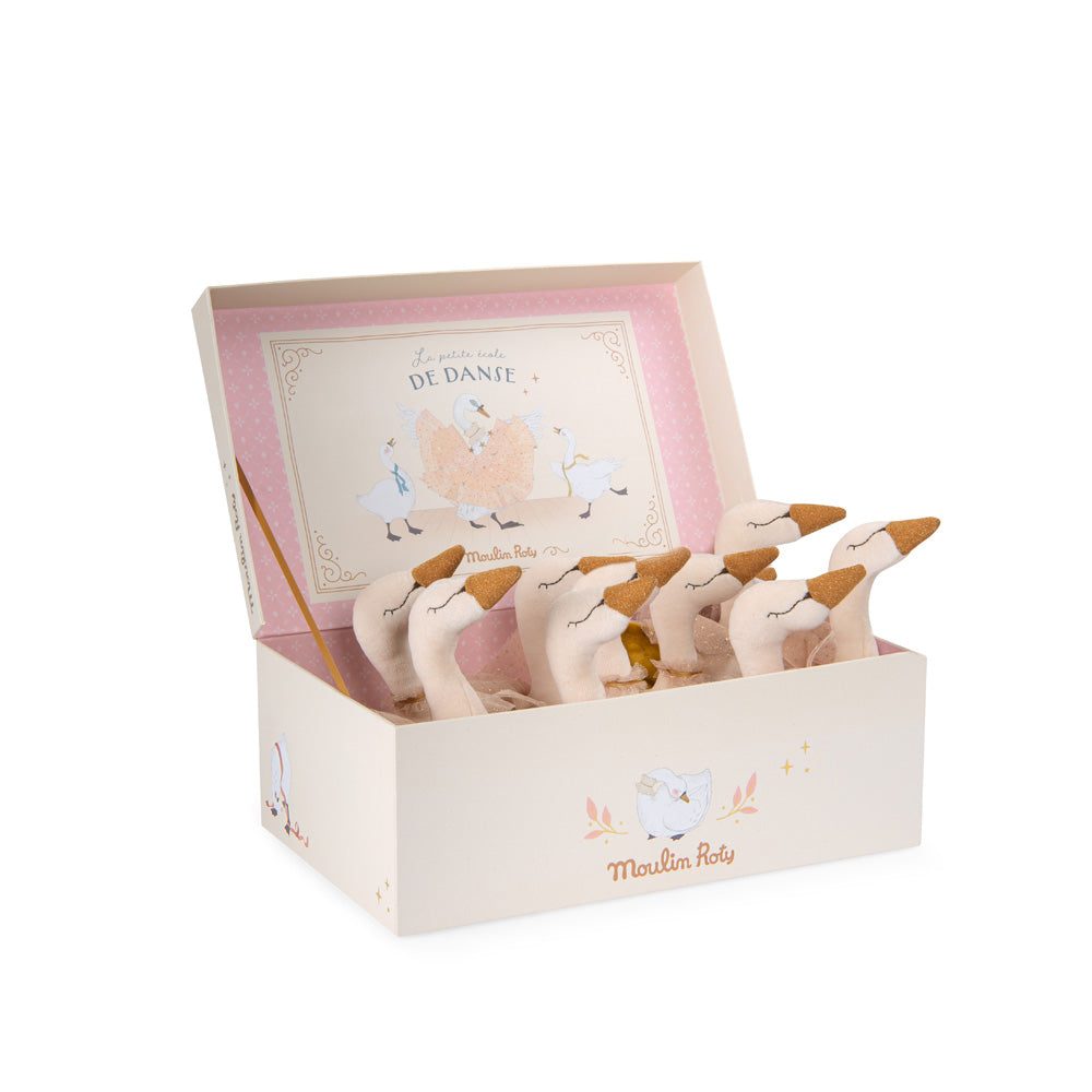 Gold swan rattle