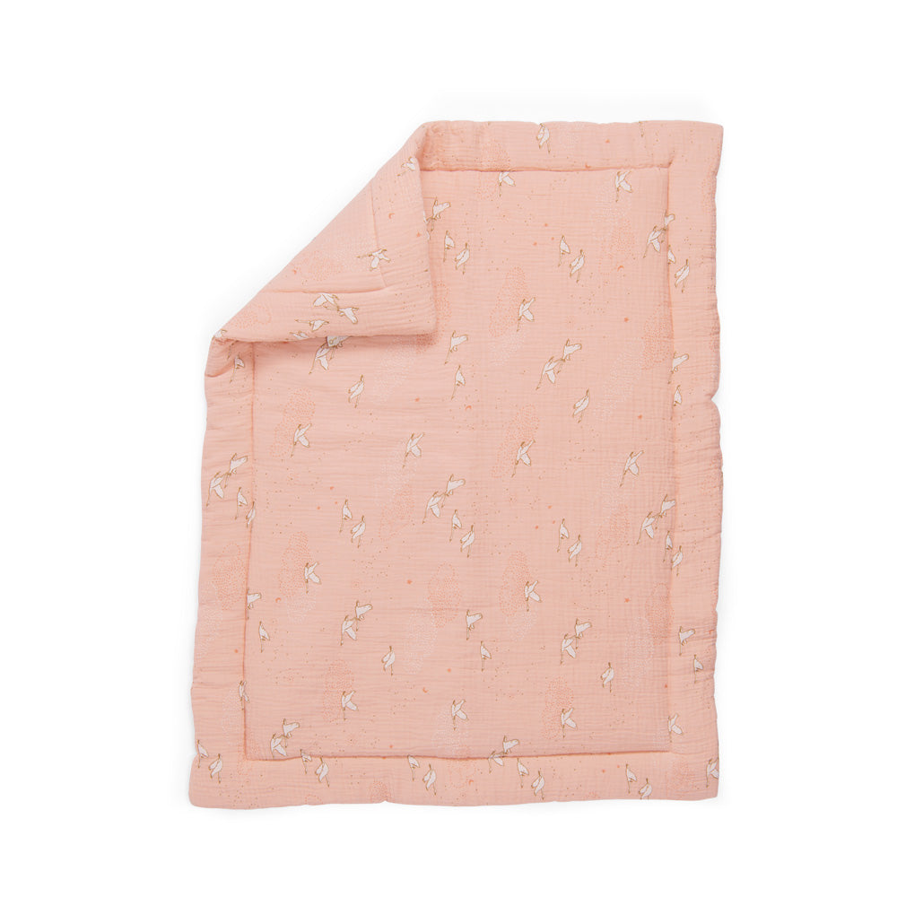 Trapunta invernale Rosa cigni, 90x69cm | Moulin Roty